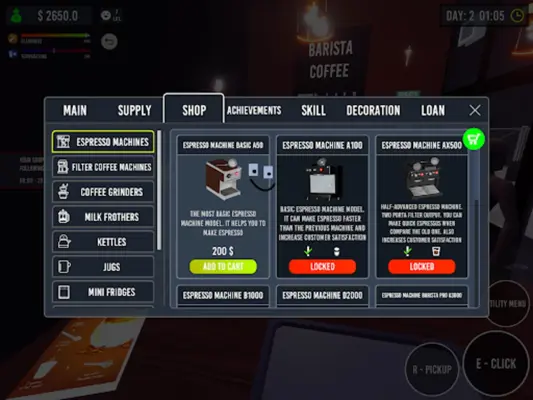 Barista Simulator android App screenshot 0